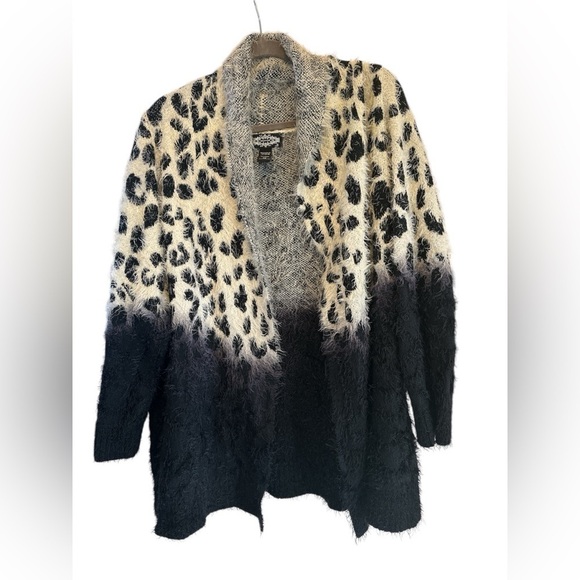 Oliver by Escio Anthropologie animal ombre cardigan 2X Cruella Da Ville - Picture 1 of 5